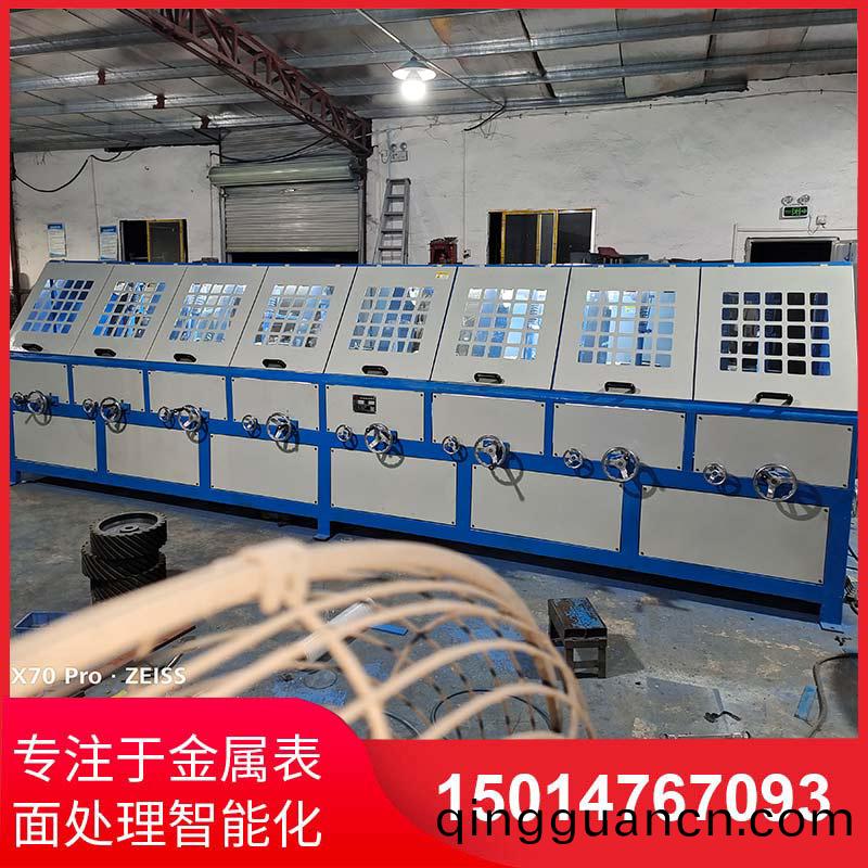 八(ba)組(zu)圓(yuan)筦(guan)自(zi)動抛(pao)光機(ji)拉絲機
