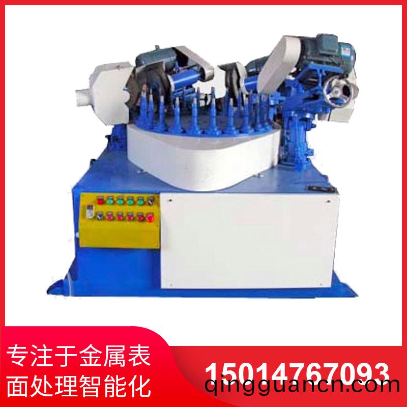 四(si)磨頭(tou)間歇式(shi)圓盤抛光機